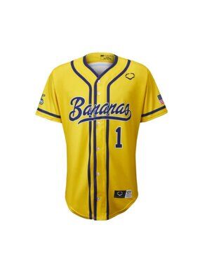 Savannah Bananas EvoShield Jersey Stitched Yellow